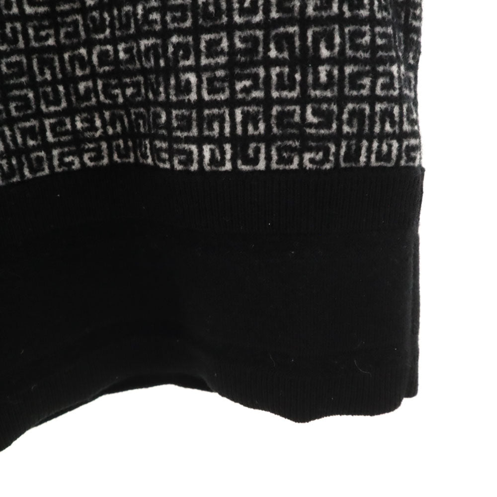 GIVENCHY ジバンシィ BM90H84Y9F 総ロゴ 長袖 セーター XS ブラック 他 ニット メンズ