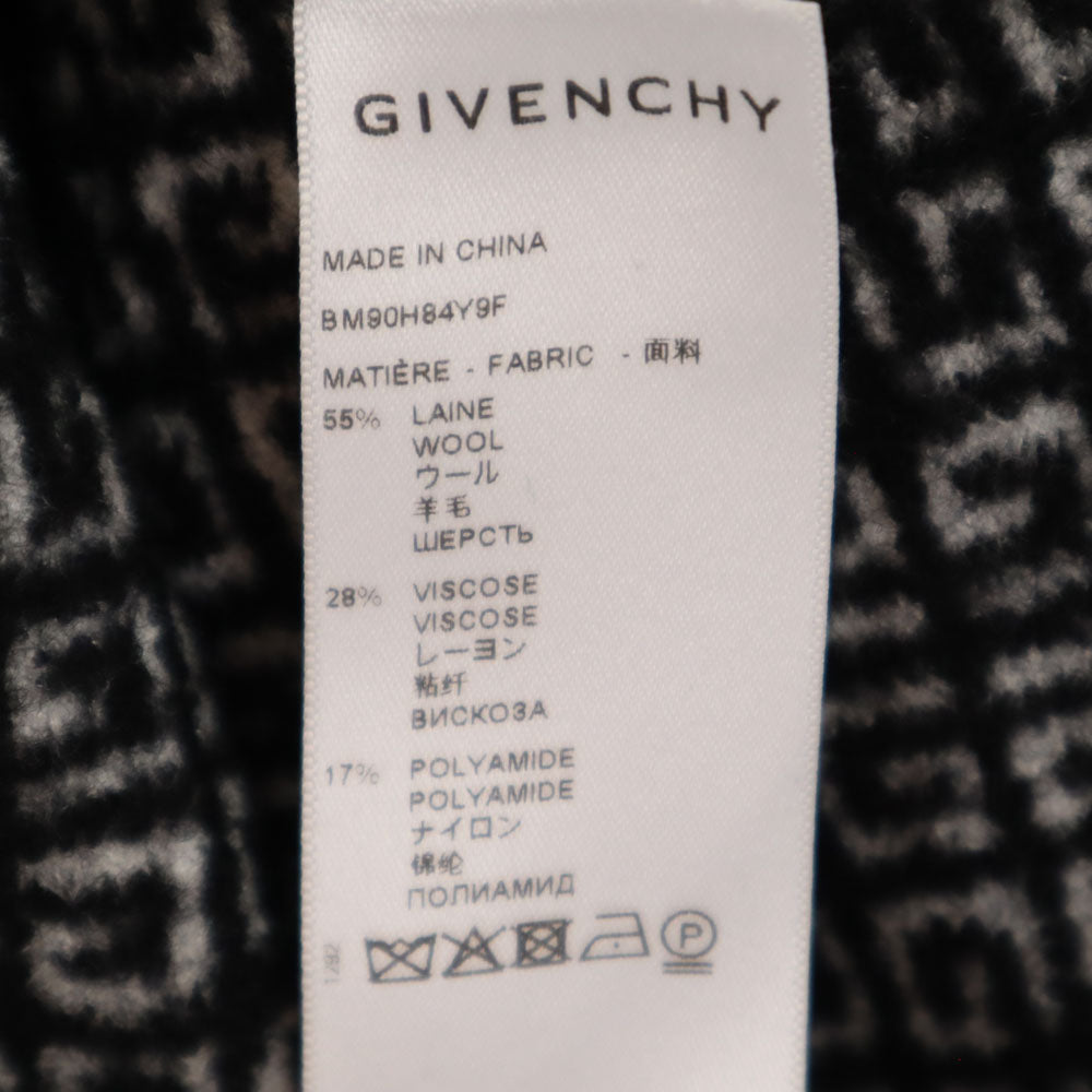 GIVENCHY ジバンシィ BM90H84Y9F 総ロゴ 長袖 セーター XS ブラック 他 ニット メンズ