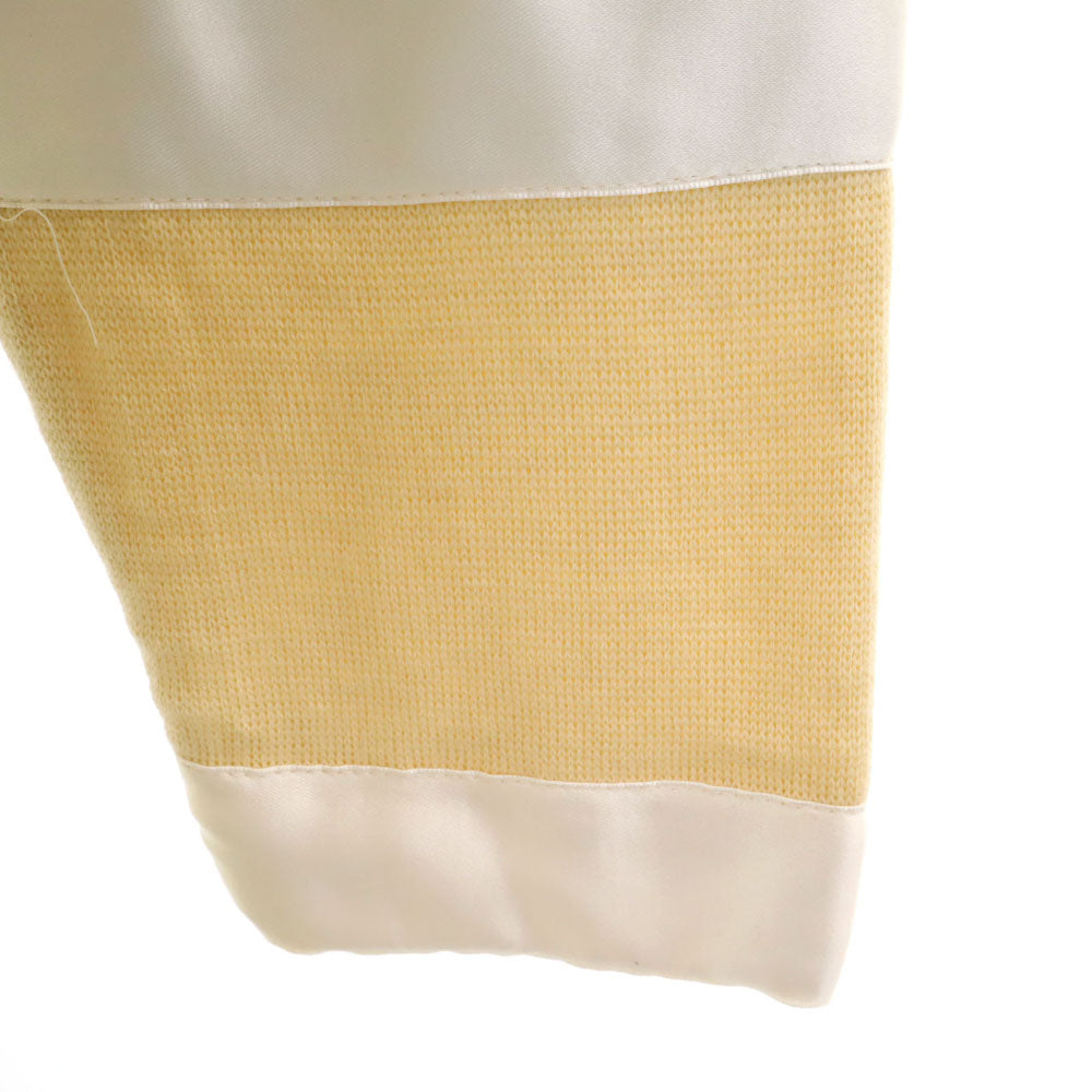 Salvatore Ferragamo サルヴァトーレフェラガモ 90s イタリア製 オールド ボーダー柄 長袖 ニットカーディガン M イエロー系 レディース