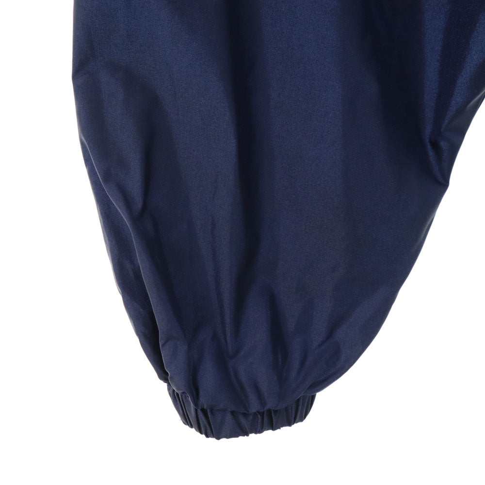 adidas アディダス 80s デサント社 日本製 ヴィンテージ バック トレフォイルロゴ 長袖 パーカー 160 ネイビー プルオーバー キッズ