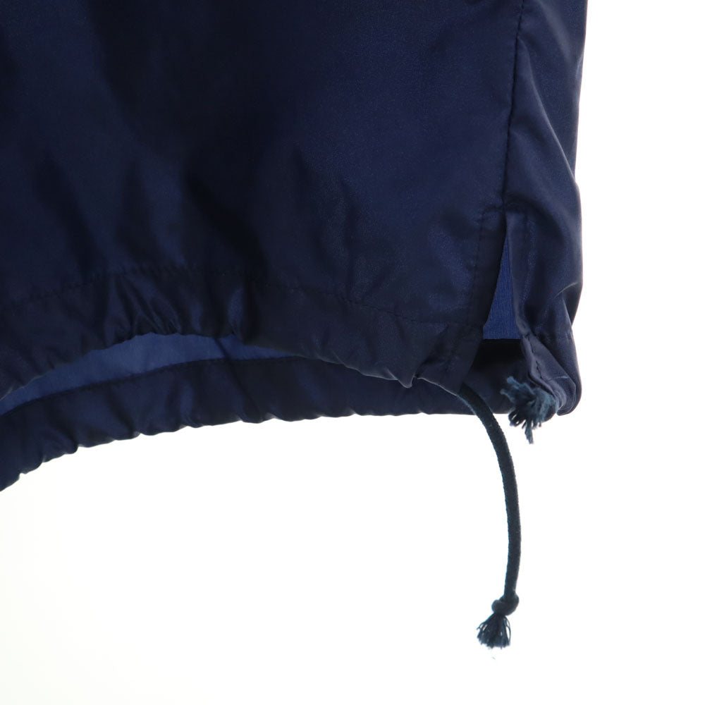 adidas アディダス 80s デサント社 日本製 ヴィンテージ バック トレフォイルロゴ 長袖 パーカー 160 ネイビー プルオーバー キッズ