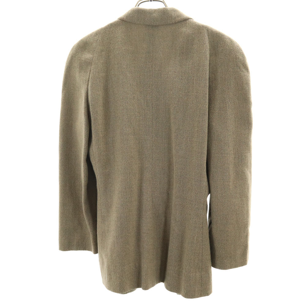GIORGIO ARMANI ジョルジオアルマーニ 90s イタリア製 オールド テーラードジャケット 38 ベージュ レディース
