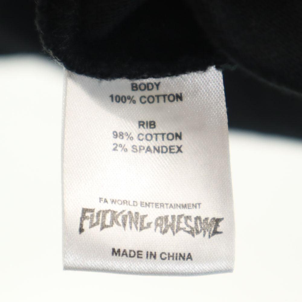 ファッキング オーサム 長袖 ポロシャツ XL ブラック ラガー メンズ