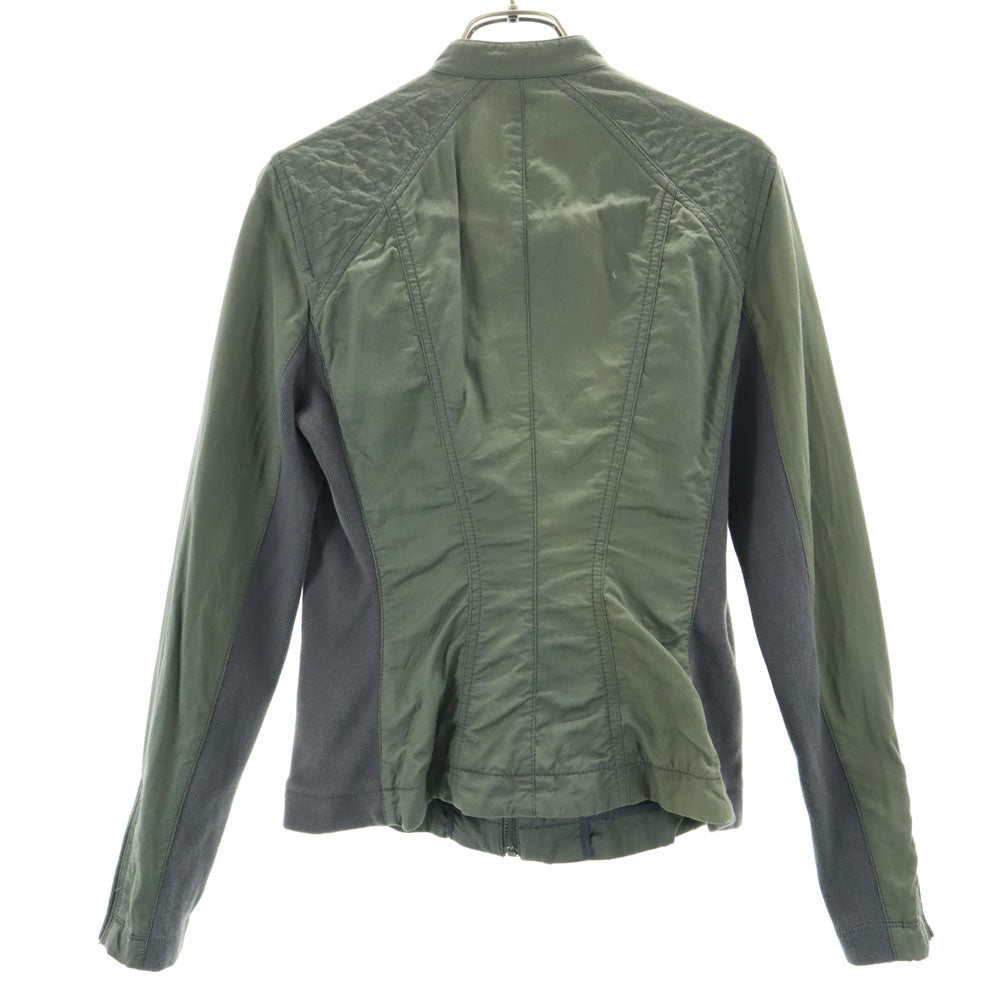 ARMANI EXCHANGE アルマーニエクスチェンジ コットンジャケット S カーキ ツートンカラー レディース