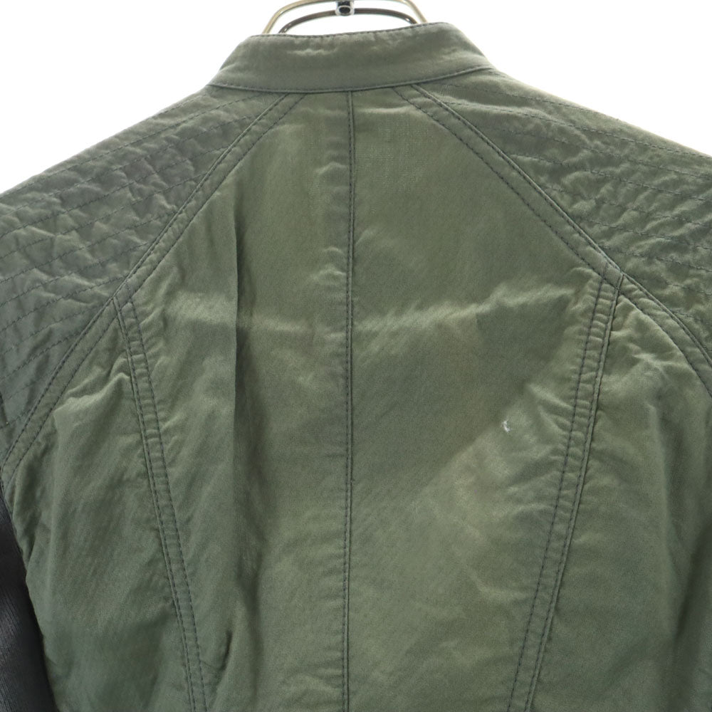 ARMANI EXCHANGE アルマーニエクスチェンジ コットンジャケット S カーキ ツートンカラー レディース