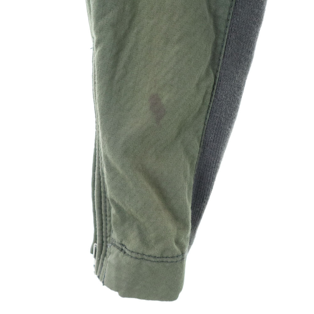 ARMANI EXCHANGE アルマーニエクスチェンジ コットンジャケット S カーキ ツートンカラー レディース