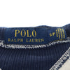 ポロラルフローレン 長袖 前V スウェット S グレー POLO RALPH LAUREN ツートンカラー メンズ