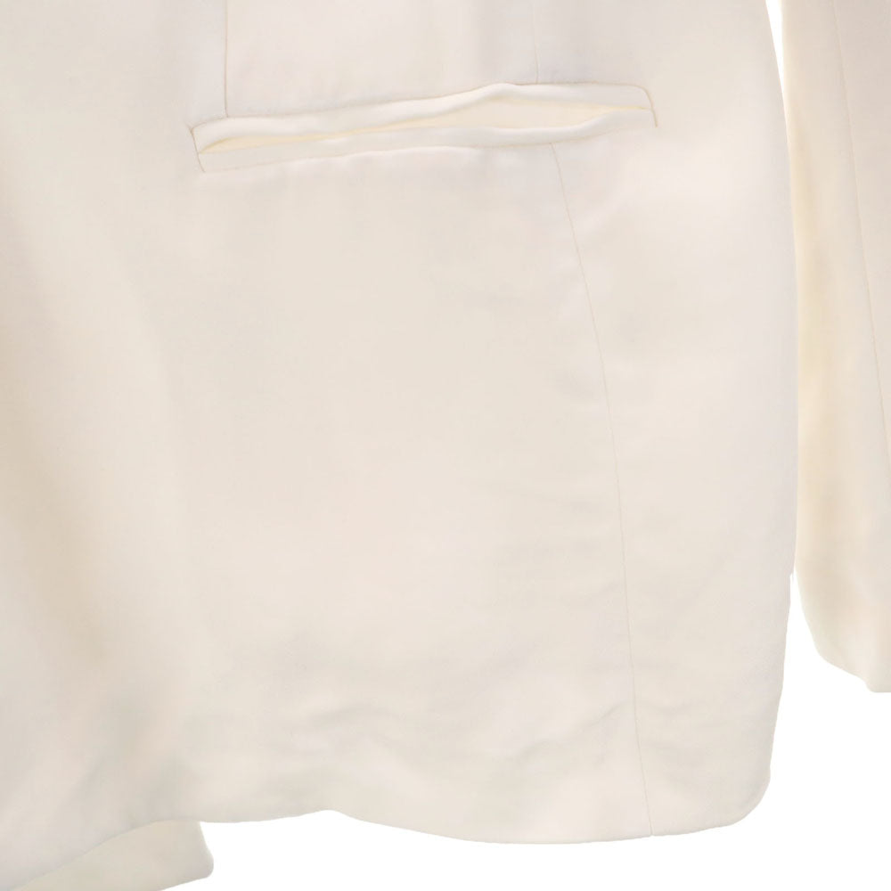 CELINE セリーヌ 長袖 テーラードジャケット 38 ホワイト系 レディース