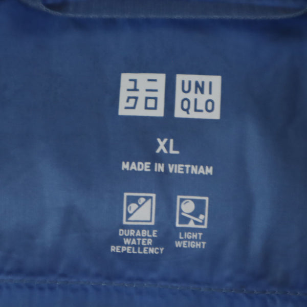 ユニクロ 長袖 ウルトラライトダウンジャケット XL ブルー系 UNIQLO メンズ