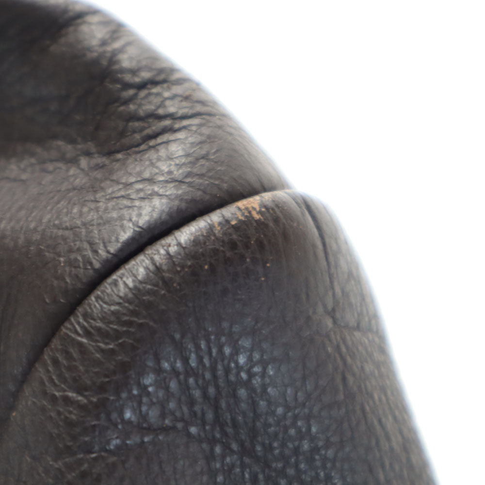 ANN TAYLOR アンテイラー 90s 00s オールド レザージャケット XS ダークブラウン レディース