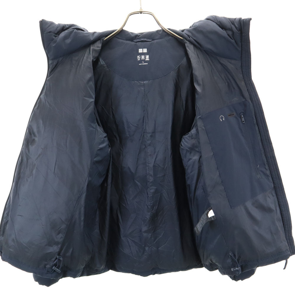 UNIQLO ユニクロ シームレス ダウンジャケット L ネイビー レディース