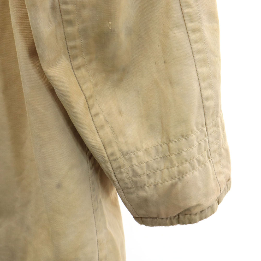 Harriswear 50s 60s ヴィンテージ チェック×無地 長袖 リバーシブル ジャケット ベージュ×レッド系 メンズ