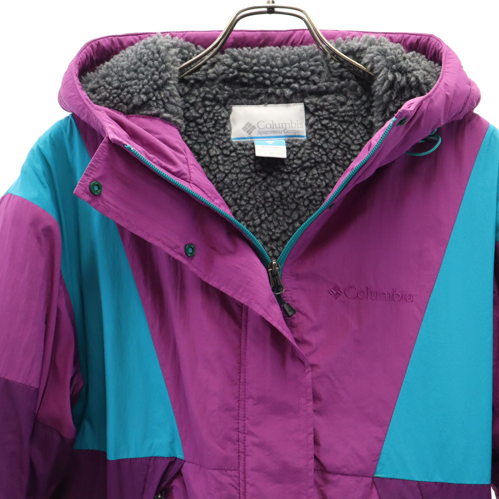Columbia コロンビア PL3068 長袖 ナイロンジャケット M パープル系