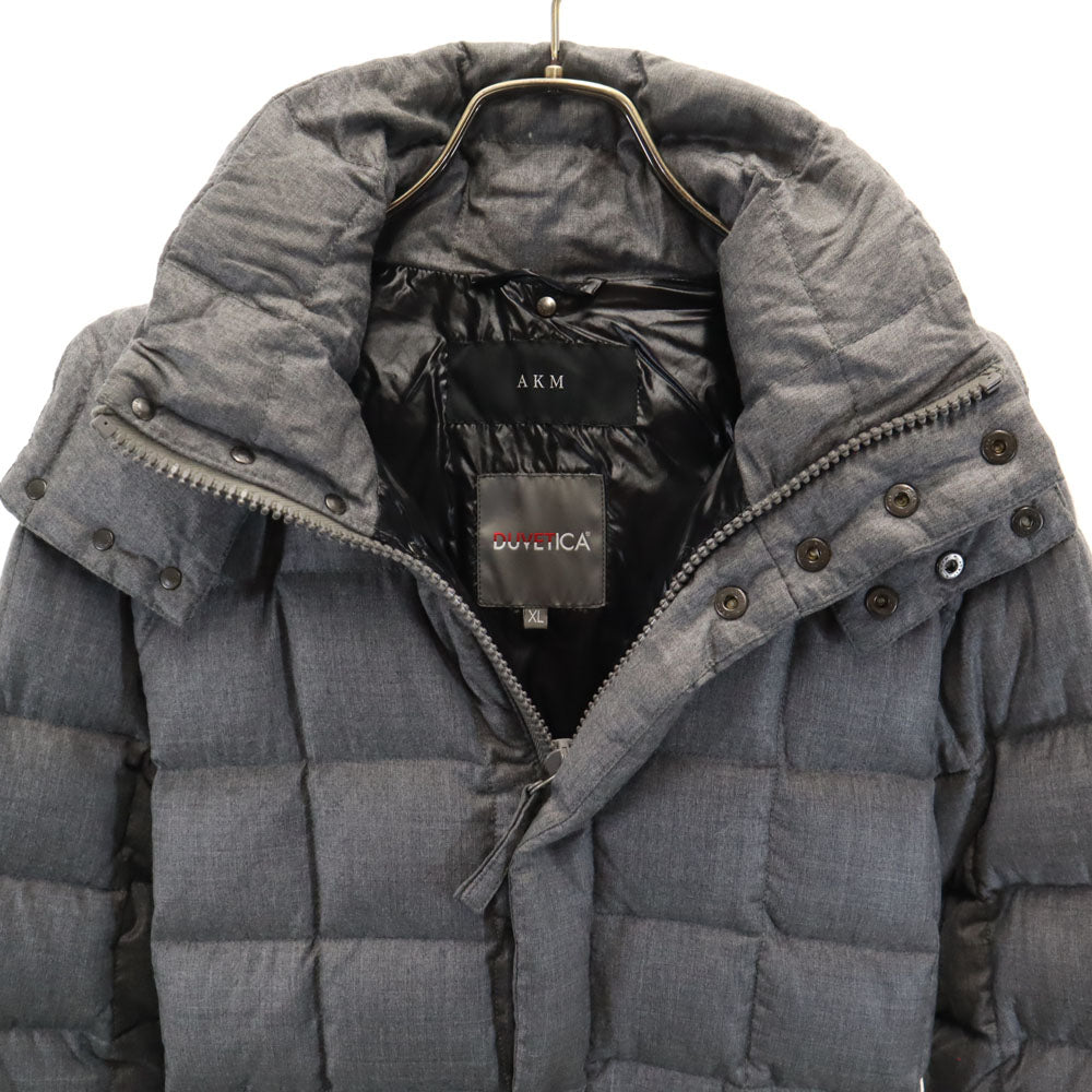 DUVETICA デュベティカ エイケイエム ウール 長袖 ダウンジャケット XL グレー系 AKM フード レディース