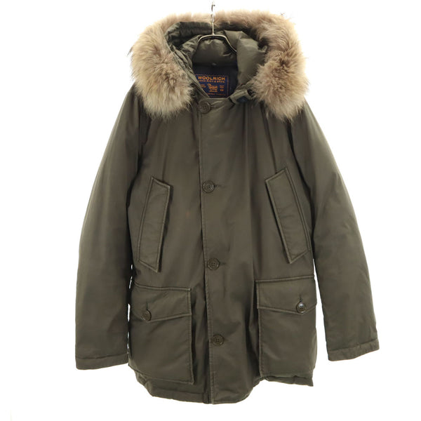 ウールリッチ モルドバ製 アークティック パーカー S カーキ WOOLRICH ARCTIC PARKA たぬきファー メンズ