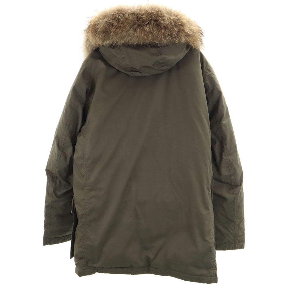 WOOLRICH ウールリッチ モルドバ製 アークティック パーカー S カーキ ARCTIC PARKA たぬきファー メンズ