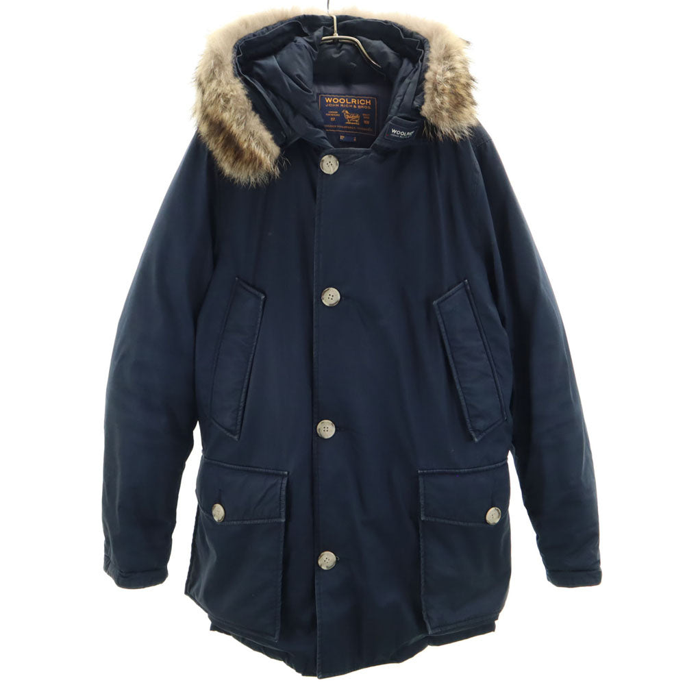 WOOLRICH ウールリッチ モルドバ製 アークティック パーカー S ネイビー ARCTIC PARKA たぬきファー メンズ