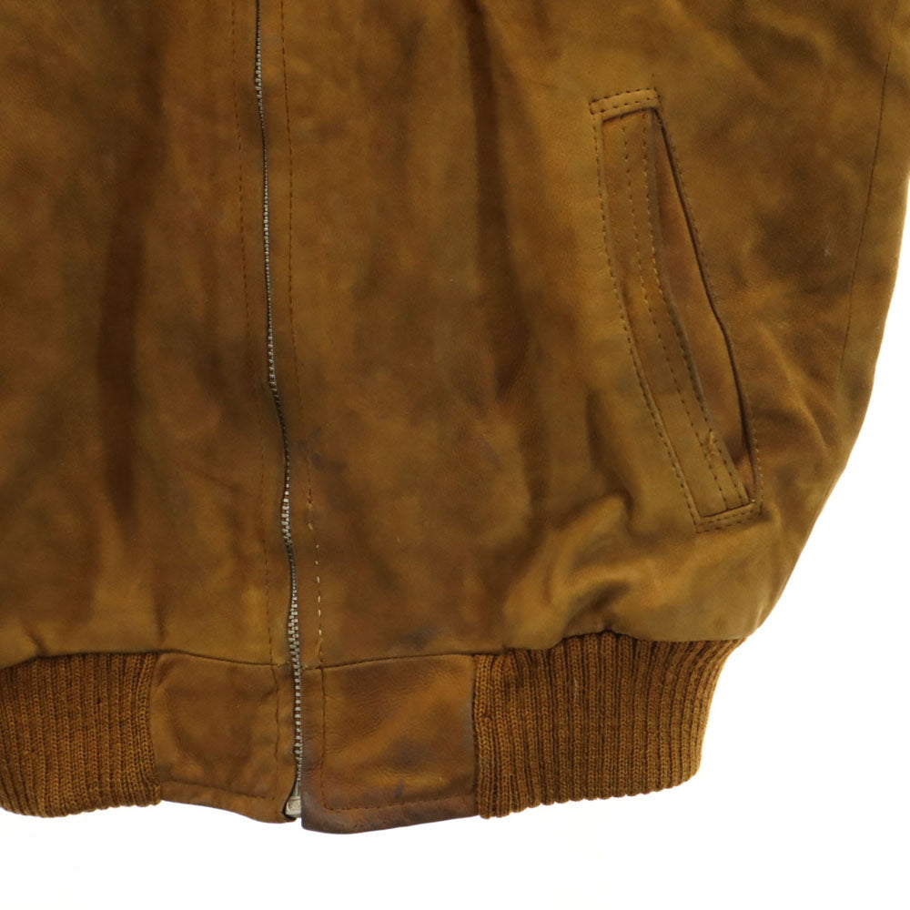 UniversityShop 80s 90s オールド レザージャケット M ブラウン UniversityShop メンズ
