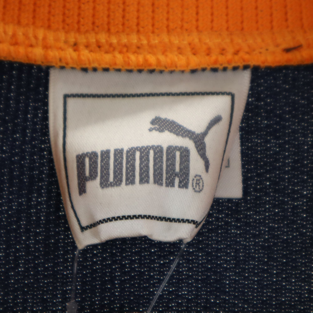 PUMA プーマ 90s 未使用 日本製 オールド ヒットユニオン製 デッドストック トラックジャケット 上下 セットアップ 140 ネイビー ジャージ キッズ