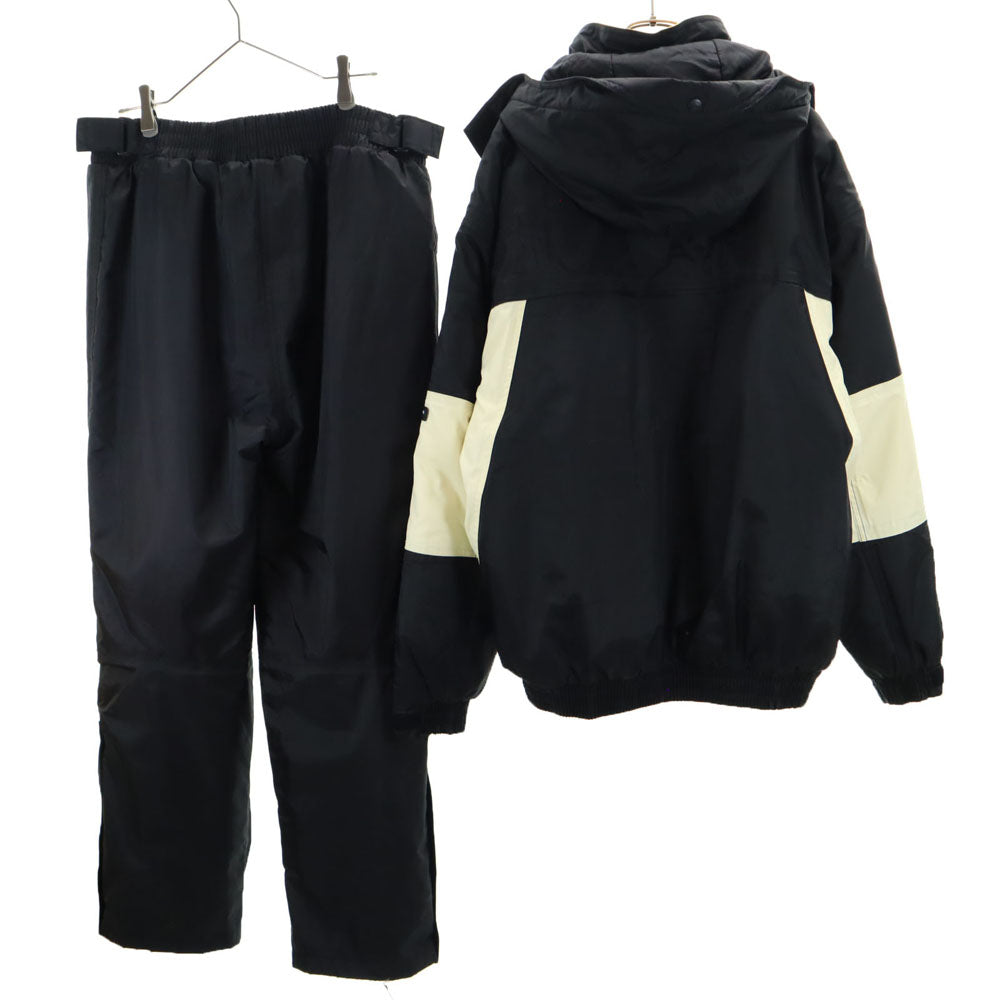 ソーシン 中綿ジャケット 上下 セットアップ XXL ブラック OCEAN CROSS ビッグサイズ メンズ