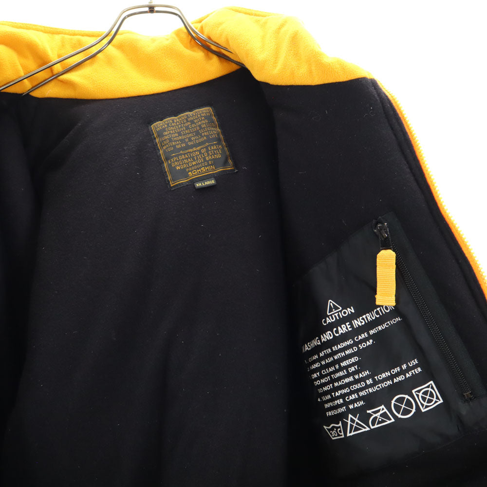 ソーシン 中綿ジャケット 上下 セットアップ XXL ブラック OCEAN CROSS ビッグサイズ メンズ