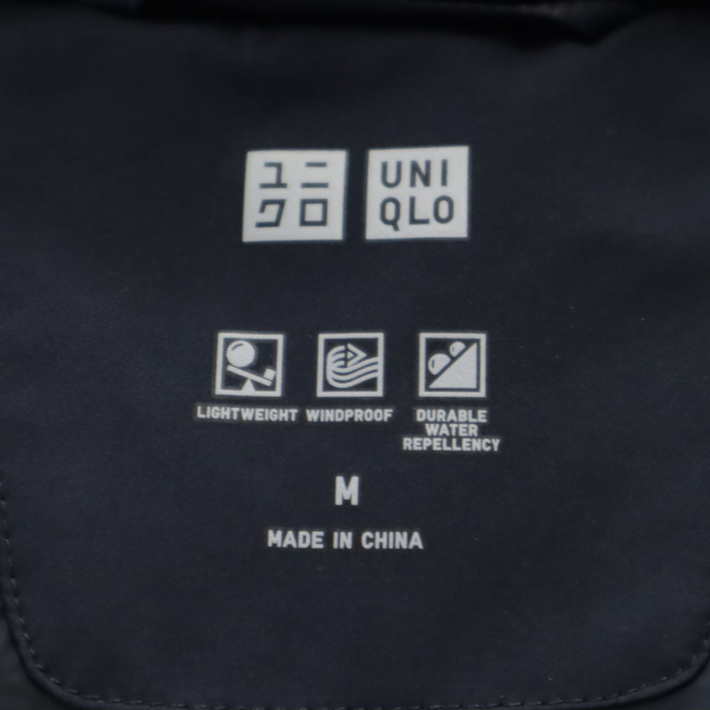ユニクロ シームレス ダウンジャケット M ネイビー UNIQLO メンズ