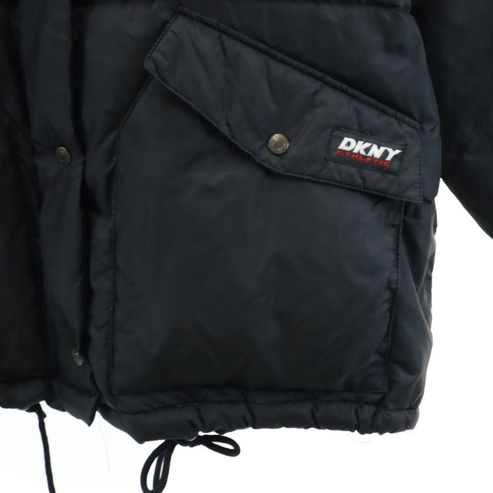 DKNY JEANS ディーケーエヌワイジーンズ 90s オールド ダウンジャケット S ブラック レディース
