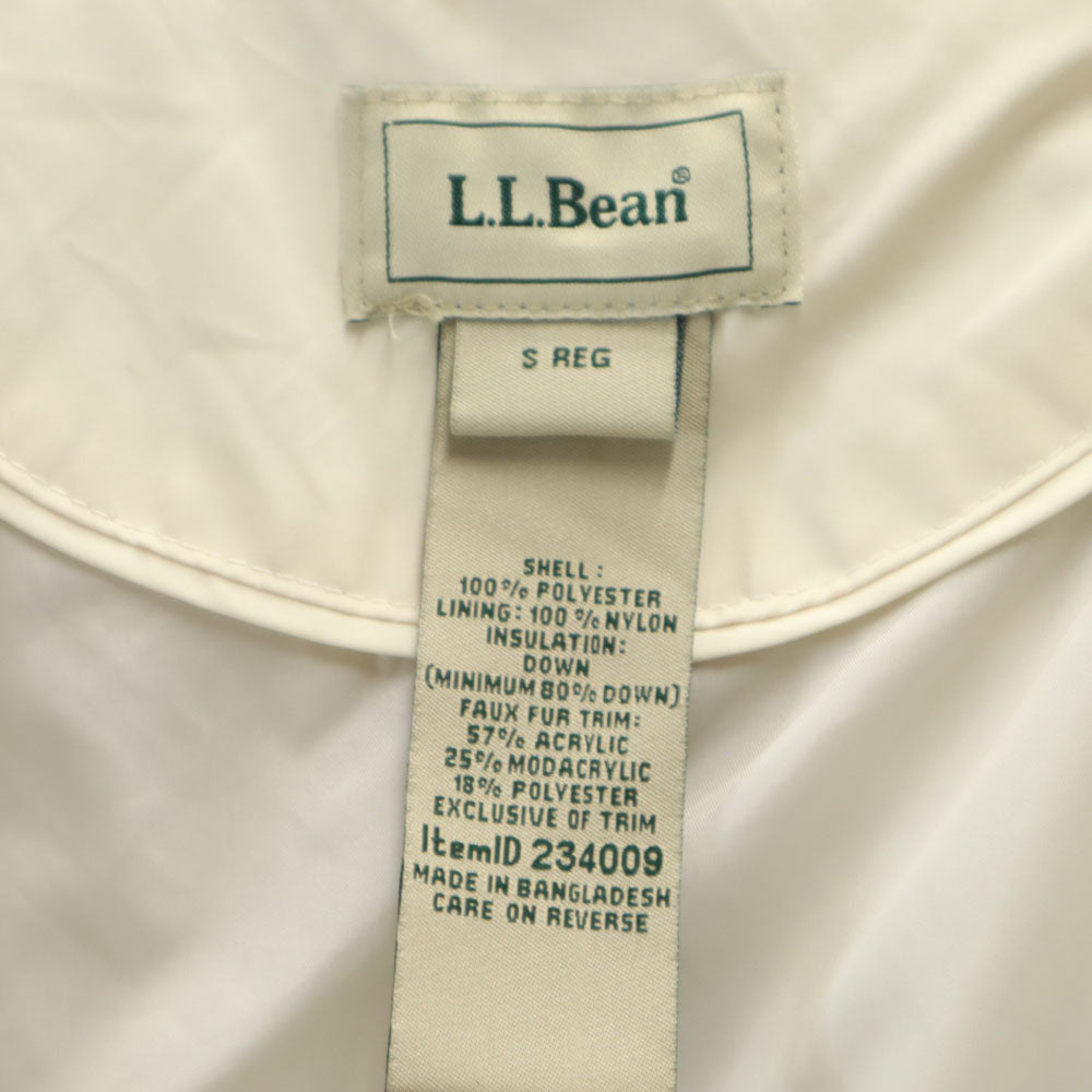 L.L.Bean エルエルビーン ダウンジャケット S ホワイト レディース