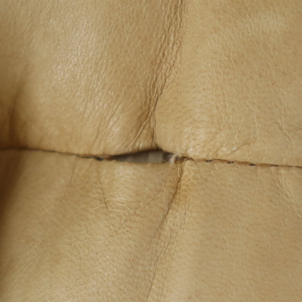 glamb グラム レザー ダウンジャケット 3 ベージュ メンズ