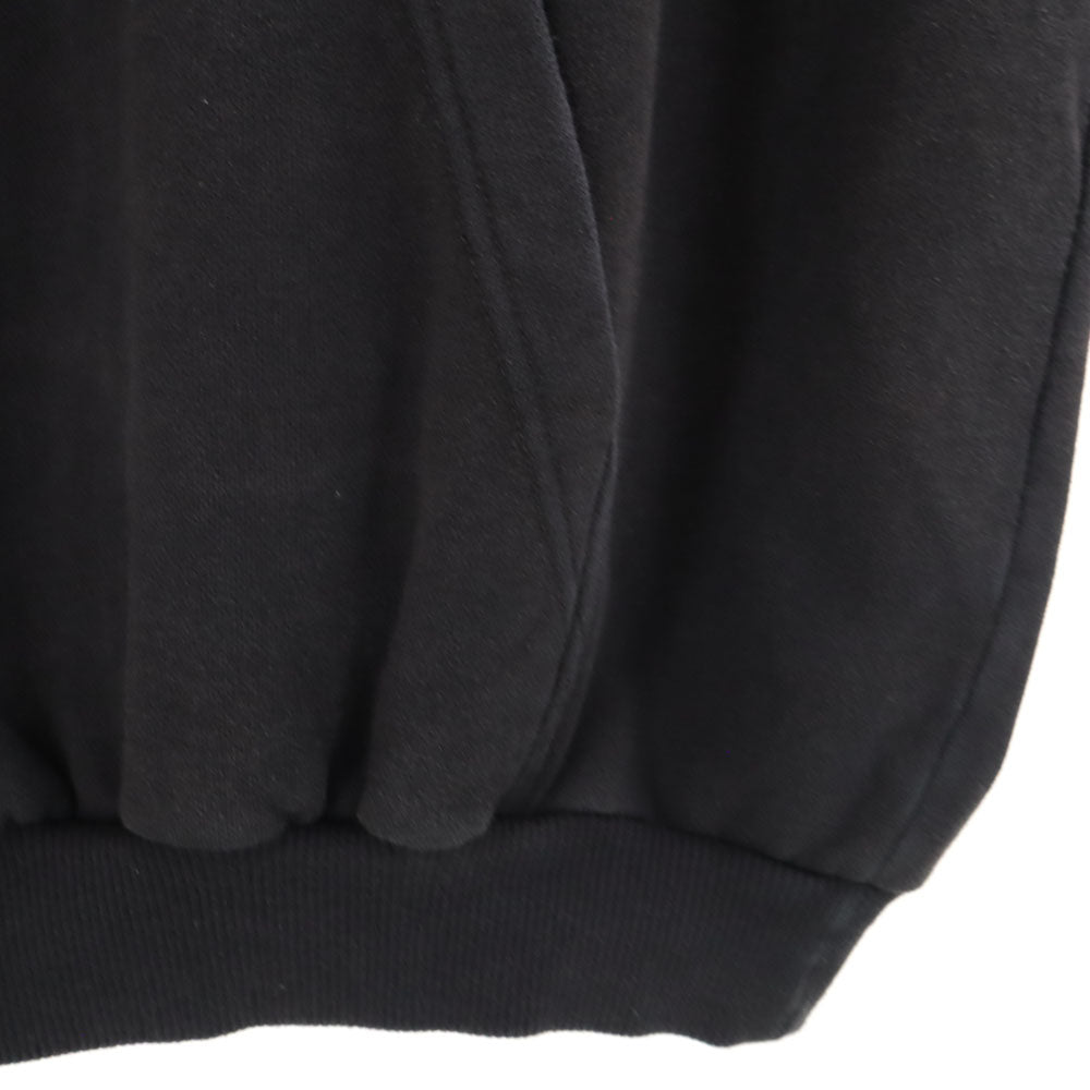 Reebok リーボック 90s オールド バックロゴ 長袖 スウェットパーカー 2 ブラック 裏起毛 メンズ