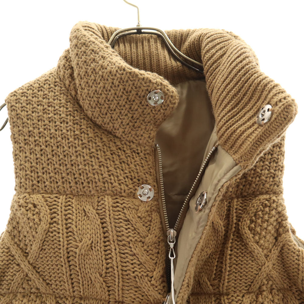 未使用 バンキッシュ アクリル ニット ベスト M ベージュ系 VANQUISH タグ付き メンズ