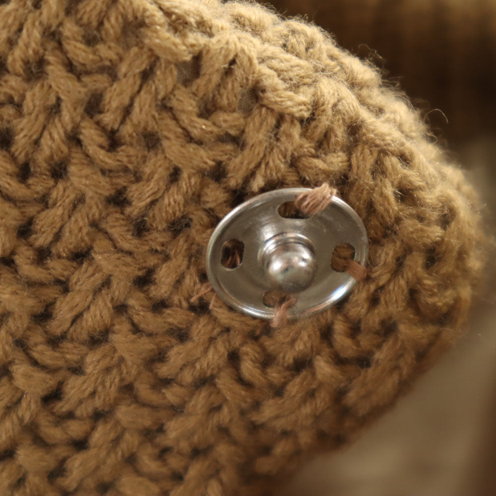 未使用 バンキッシュ アクリル ニット ベスト M ベージュ系 VANQUISH タグ付き メンズ