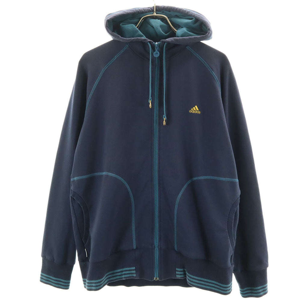 adidas アディダス 長袖 CLIMA365 ジップパーカー M ネイビー メンズ