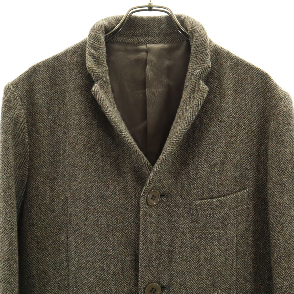 アンダーカバイズム 日本製 ウールブレンド テーラードジャケット 2 ベージュ メンズ