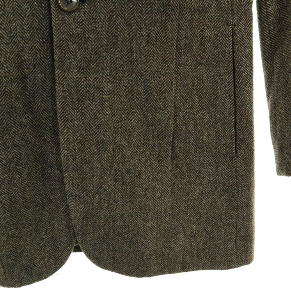 アンダーカバイズム 日本製 ウールブレンド テーラードジャケット 2 ベージュ メンズ