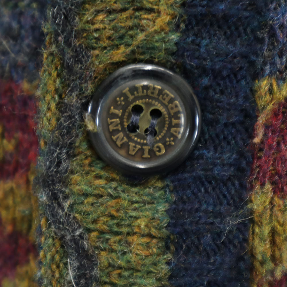 イタリア製 90s GIANNI VERSACE ウール カーディガン イタリア製 90s GIANNI VERSACE ウール カーディガン