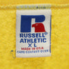 ラッセルアスレチック 90s USA製 オールド 長袖 スウェット トレーナー XL イエロー系 RUSSELL ATHLETIC 裏起毛 メンズ