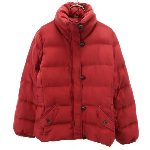 マックスマーラ ダウンジャケット 46 レッド MAX MARA フード付き 