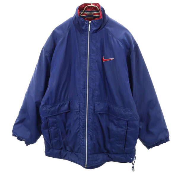 ナイキ 90s 00s オールド 白タグ ダウンジャケット M ブルー NIKE 裏 
