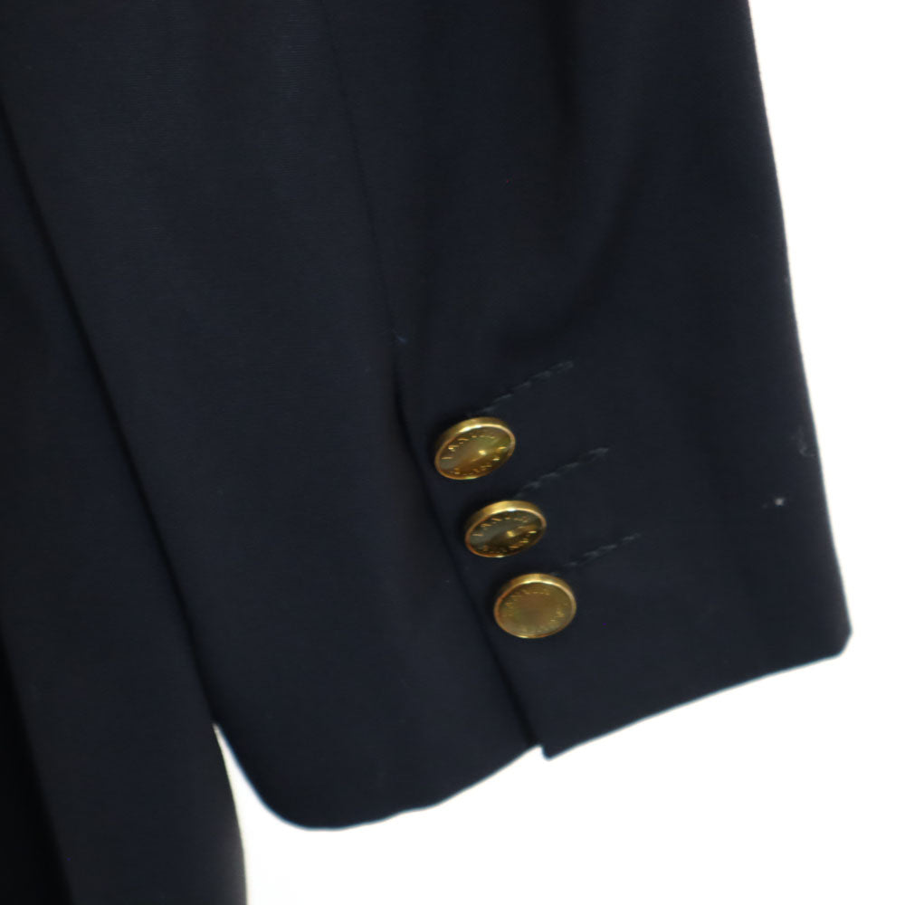 ランバンクラッシック 80s 90s オールド テーラードジャケット 46 濃紺 ブレザー メンズ