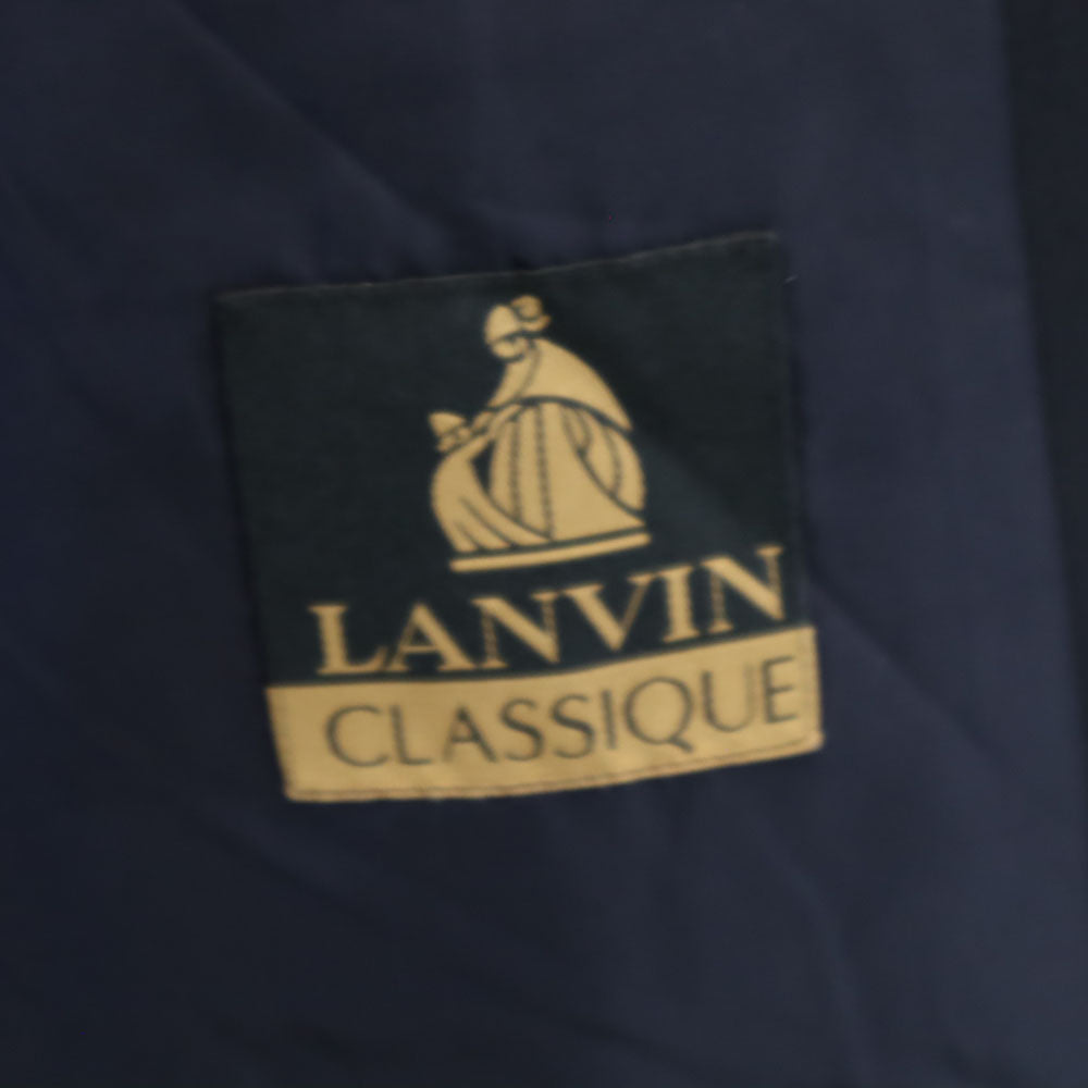 ランバンクラッシック 80s 90s オールド テーラードジャケット 46 濃紺 ブレザー メンズ