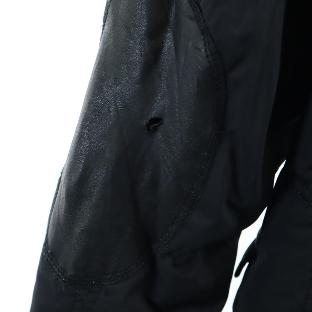 パオロペコラ ダウンジャケット 48 ブラック メンズ