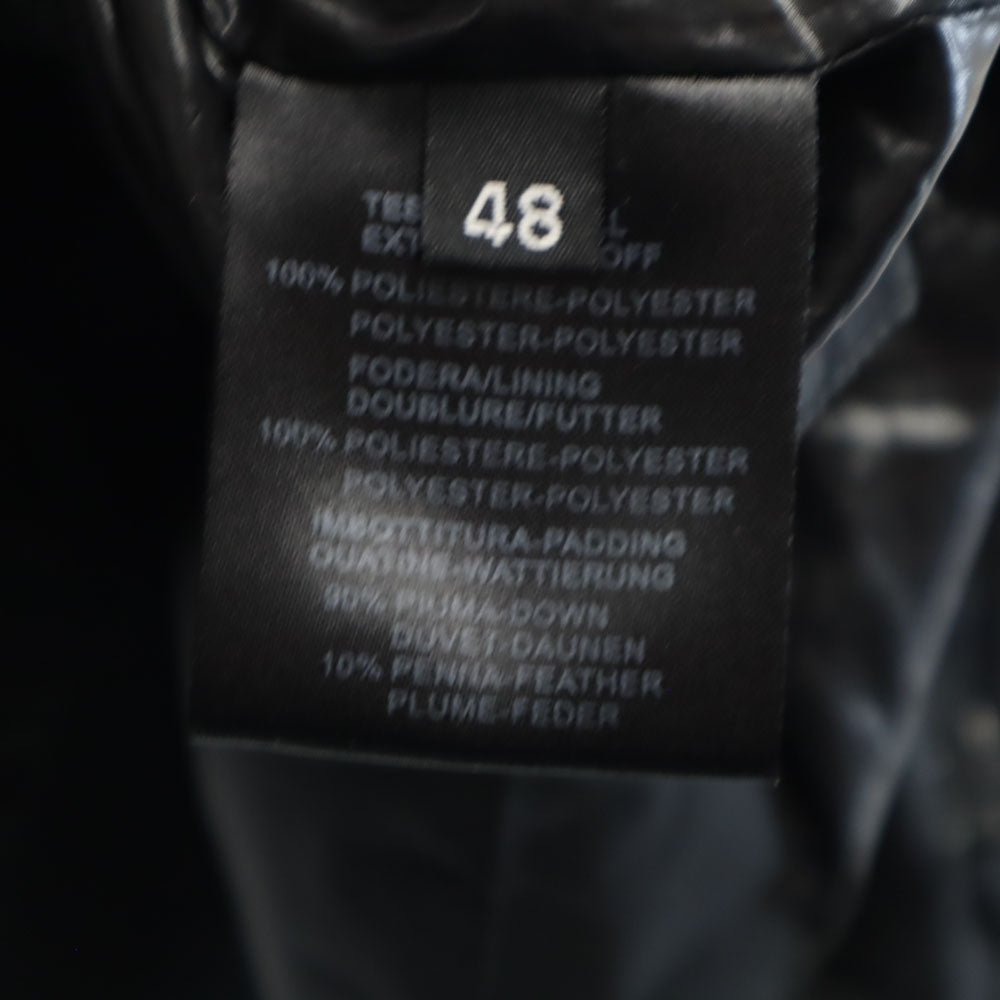 パオロペコラ ダウンジャケット 48 ブラック メンズ
