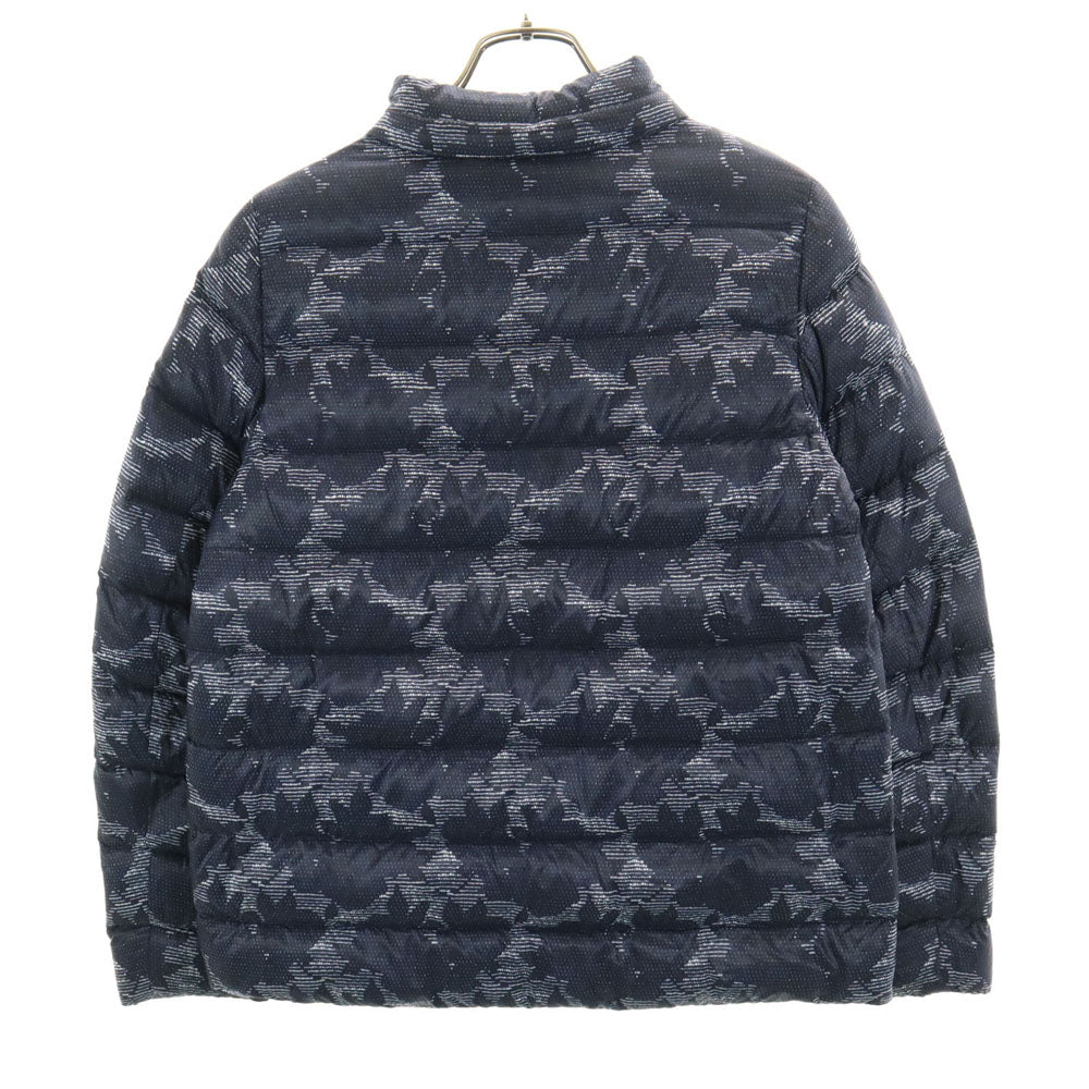 WEEKEND MaxMara ウィークエンドマックスマーラ 総柄 中綿ジャケット 40 ネイビー レディース