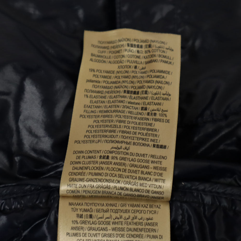 BURBERRY バーバリー 中綿ジャケット 48 ブラック系 コンパクト収納可能 メンズ