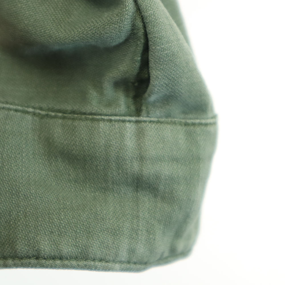 US ARMY アメリカ軍 60s ヴィンテージ サテン DSA BDU 長袖 ミリタリーシャツ 15 1/2x33 カーキ メンズ
