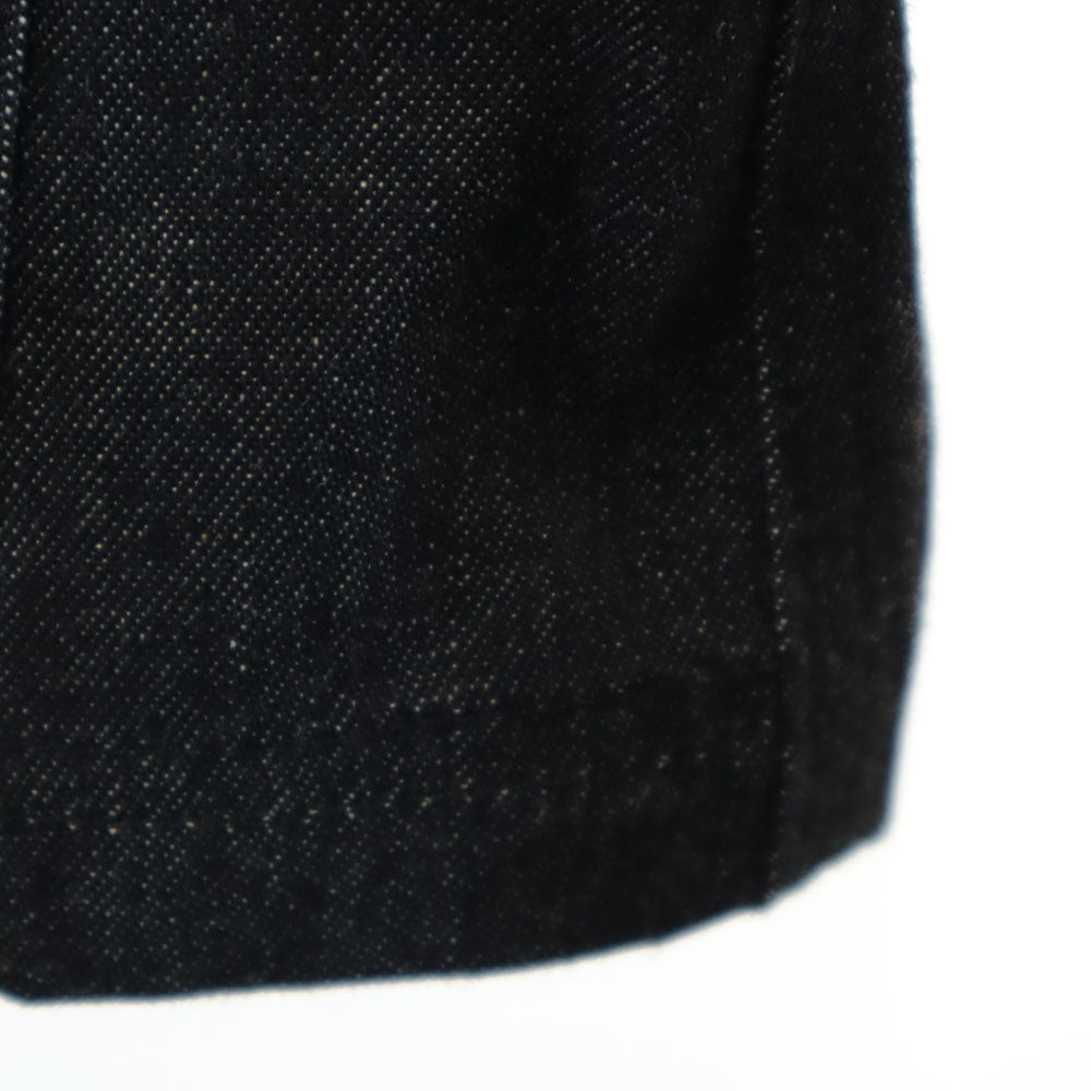 GUCCI グッチ　イタリア製　ブラック　デニムシャツジャケット サイズ 38 グッチ イタリア製 デニムジャケット 38 ブラック GUCCI レディース