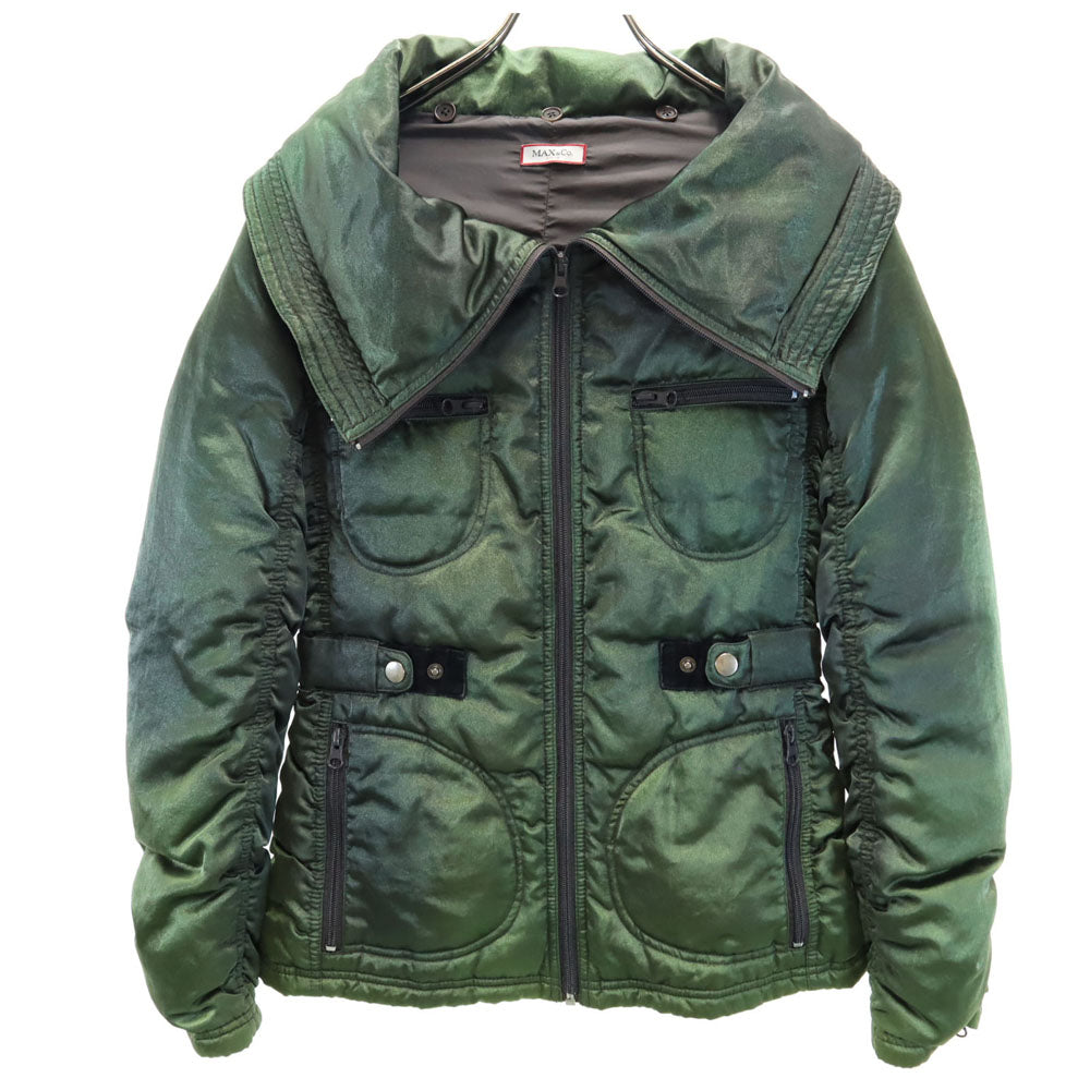 マックスアンドコー アクティブ ダウンジャケット 40 カーキ レディース