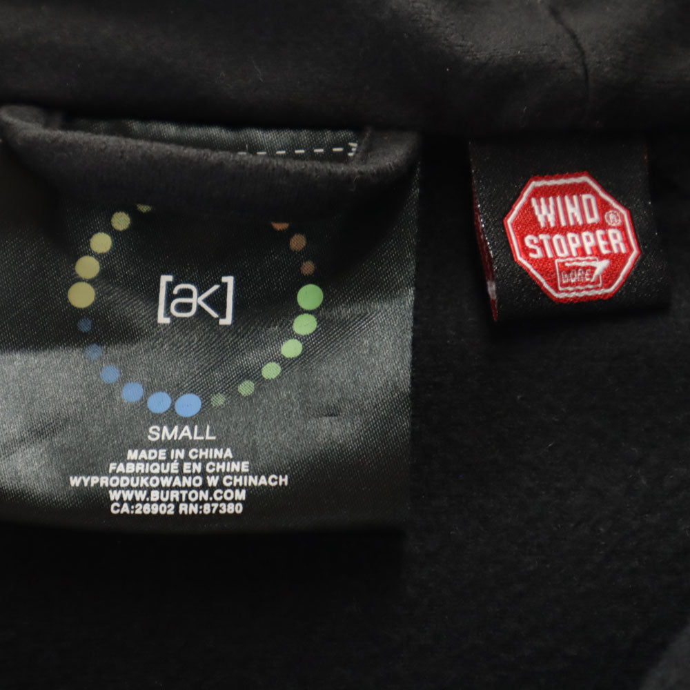 akBURTON 長袖 ジップパーカー S メンズ