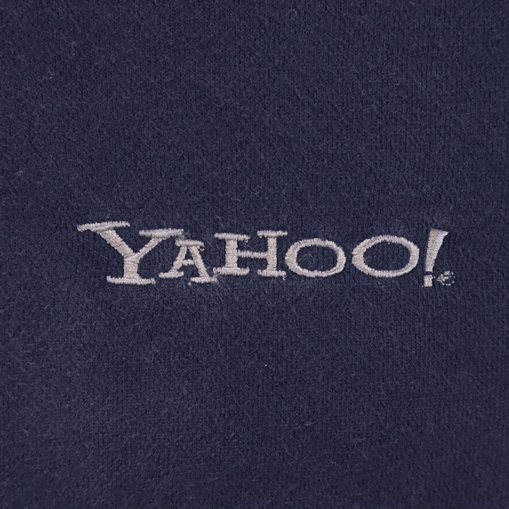 Lee リー 00s ネパール製 ヤフー 長袖 前V スウェット M ネイビー 裏起毛 メンズ